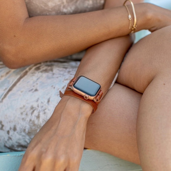 Rose Gold Apple Watch 40mm 44mm Band iWatch Strap - Picture 5 of 5